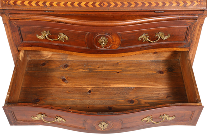 Beeindruckender Barock Sekretär Biedermeier Kommode um 1810 Louis Seize Schreibkommode Büroschrank