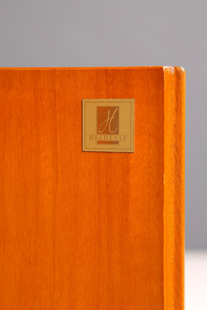 G143 Finish cm Wunderschöne Original Heldense Vitrine Englische Eibe Bücherschrank Buffet Antik Stil Glasvitrine