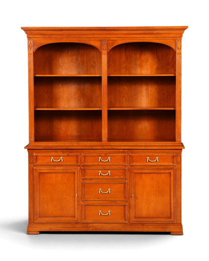 G144 Finish cm SELVA Wunderschönes Englisches Bücherregal Eibe Antik Regal Bookshelf Buchablage 60s