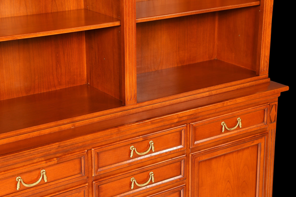G144 Finish cm SELVA Wunderschönes Englisches Bücherregal Eibe Antik Regal Bookshelf Buchablage 60s