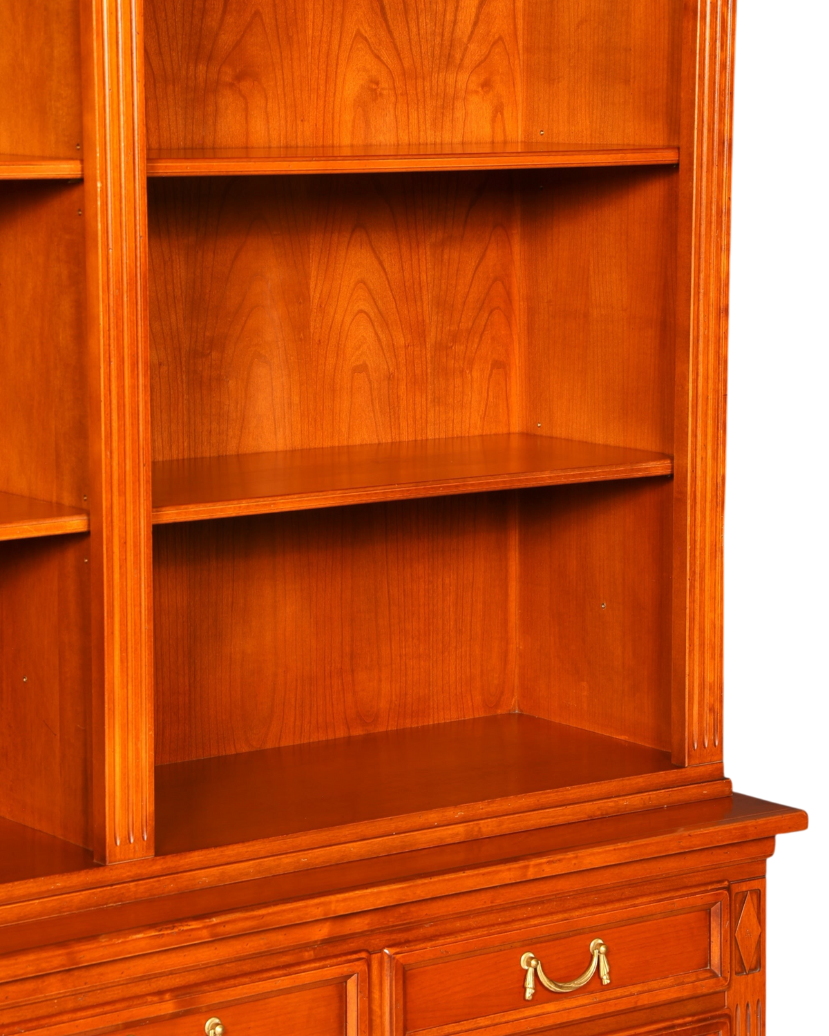 G144 Finish cm SELVA Wunderschönes Englisches Bücherregal Eibe Antik Regal Bookshelf Buchablage 60s