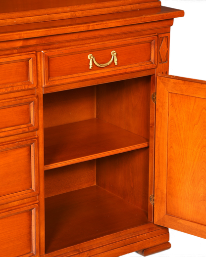 G144 Finish cm SELVA Wunderschönes Englisches Bücherregal Eibe Antik Regal Bookshelf Buchablage 60s