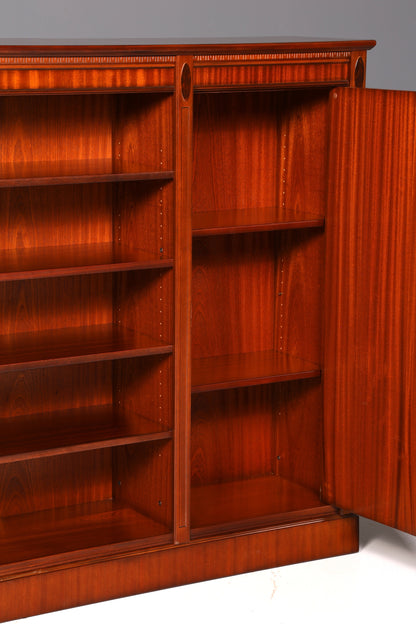 Wunderschönes Heldense Bücherregal Mahagoni Englisch Regal Bookshelf Buchablage Antik Vintage