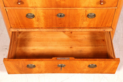 Wunderschöner Biedermeier Sekretär Schreibsekretär Vertiko Lousi Philippe Schreibtisch Massivholz