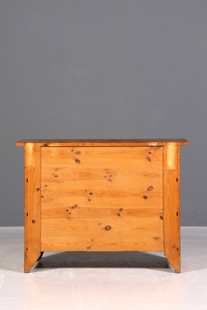 Magnifique commode Gründerzeit (fin du XIXe siècle), buffet ancien Art nouveau, commode, coffre à linge