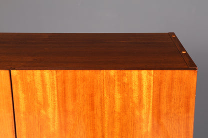 Magnifique armoire vestiaire Mid-Century vintage, armoire rétro, armoire à linge, meuble d’entrée des années 60 en bois