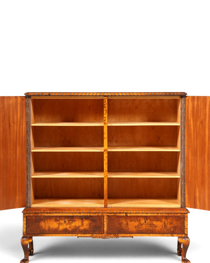 Traumhafter Chippendale Schrank Barock Stil Vertiko Highboard Antik 50s 60s Kommode