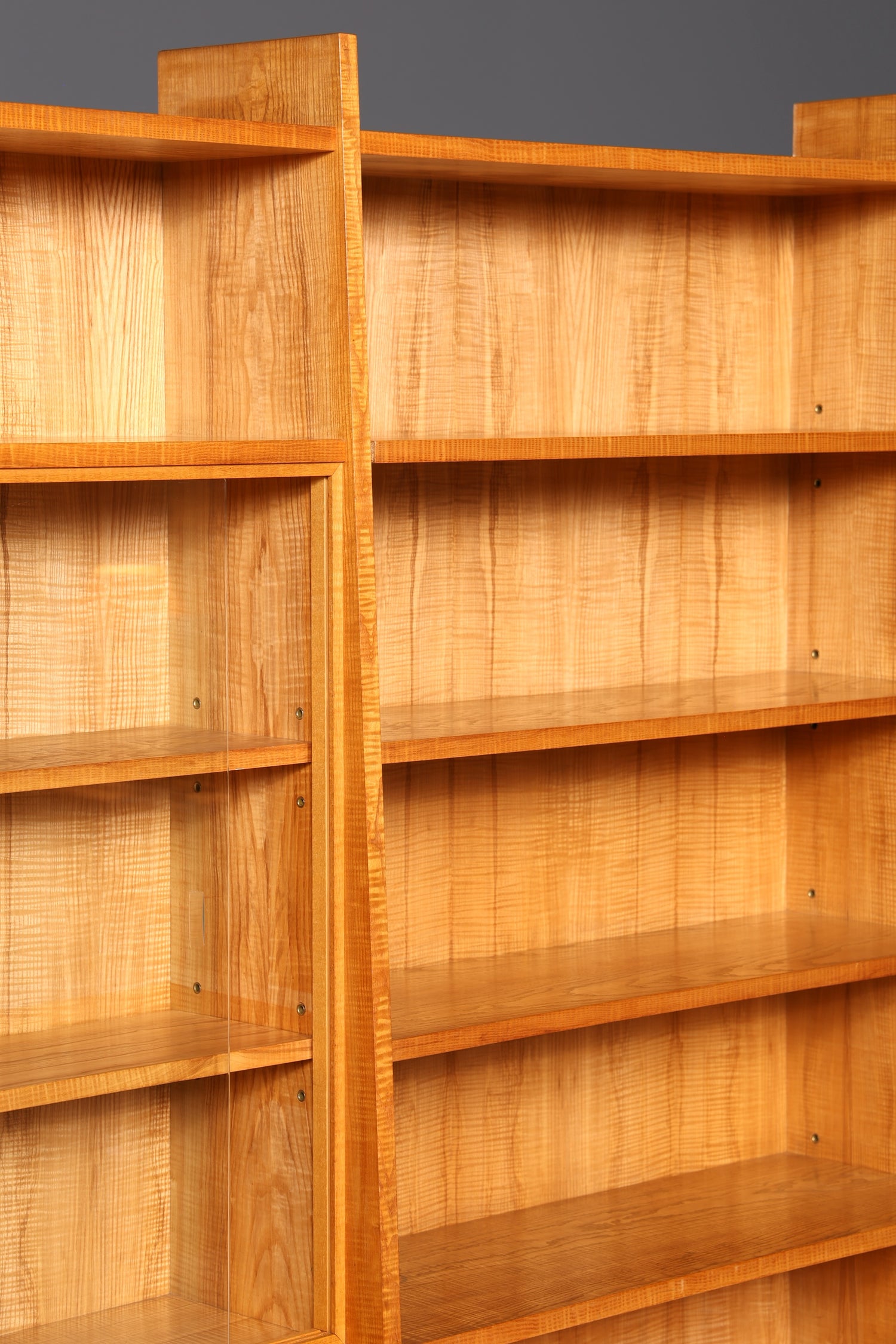 Magnifique bibliothèque XXL style milieu du siècle, étagère vintage en bois