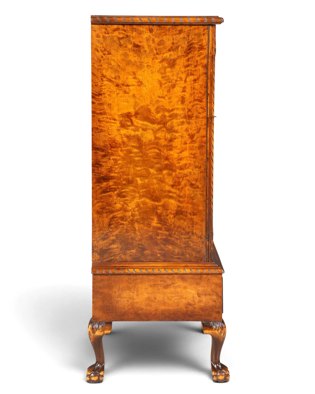 Traumhafter Chippendale Schrank Barock Stil Vertiko Highboard Antik 50s 60s Kommode