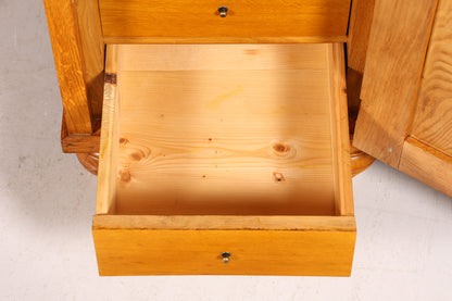 Bureau Art Nouveau onirique, table de bureau Gründerzeit, bureau/table de bureau en bois véritable