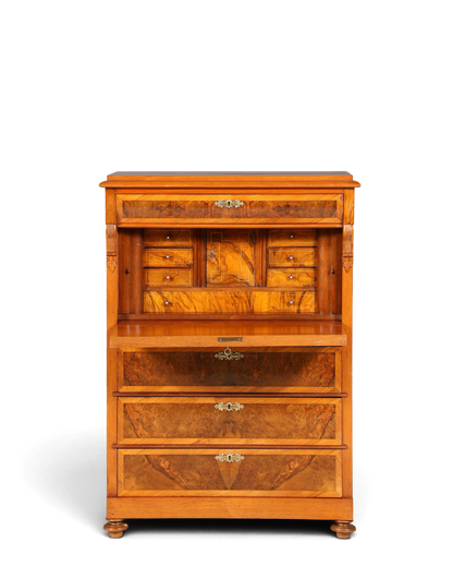 Stilvoller Gründerzeit Sekretär Vertiko Highboard Jugendstil Kommode Schrank um 1880