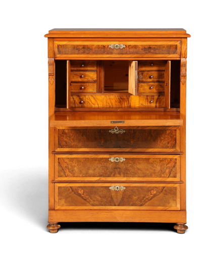Stilvoller Gründerzeit Sekretär Vertiko Highboard Jugendstil Kommode Schrank um 1880