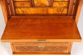 Stilvoller Gründerzeit Sekretär Vertiko Highboard Jugendstil Kommode Schrank um 1880