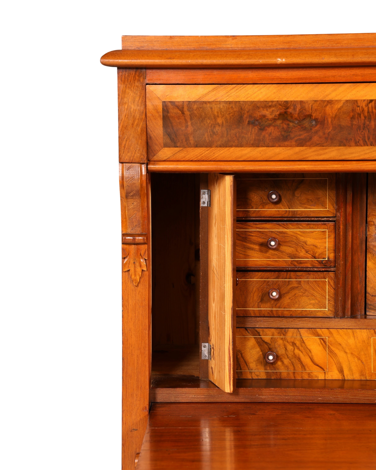 Stilvoller Gründerzeit Sekretär Vertiko Highboard Jugendstil Kommode Schrank um 1880