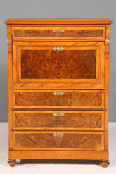Stilvoller Gründerzeit Sekretär Vertiko Highboard Jugendstil Kommode Schrank um 1880