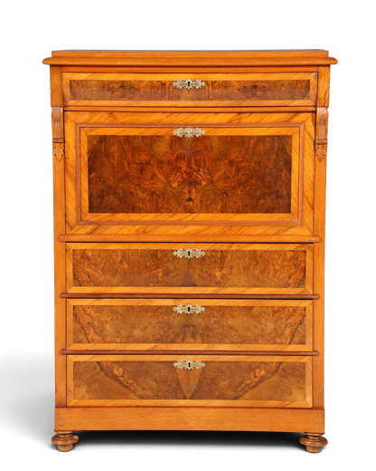 Stilvoller Gründerzeit Sekretär Vertiko Highboard Jugendstil Kommode Schrank um 1880