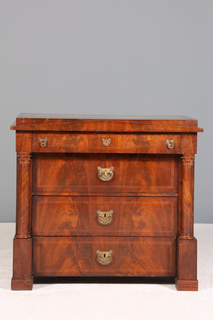 Wunderschöne Biedermeier Kommode Antik Schrank Schubladenkommode Art Deco Wäschekommode