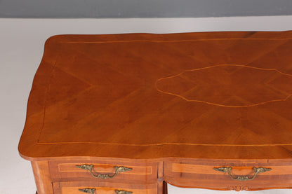 Magnifique bureau Chippendale, en bois véritable, de style antique, bureau de style baroque