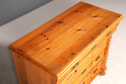 Wunderschöne Gründerzeit Kommode Weichholz Antik um 1880 Landhaus Stil Jugendstil Schubladen Kommode