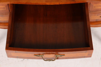 Magnifique bureau Chippendale, en bois véritable, de style antique, bureau de style baroque