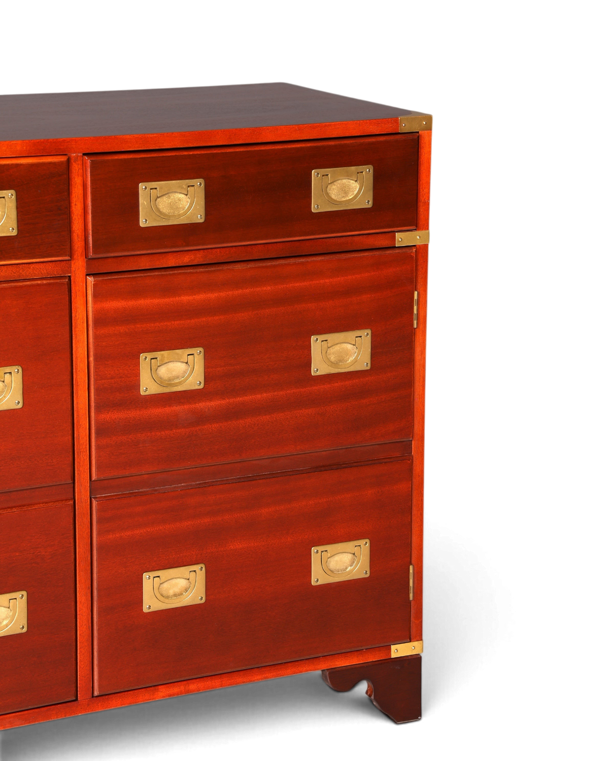 Traumhaftes XXL Maritim Sideboard Englische Schiffs Kommode Englisch Antik Schrank Military Chest