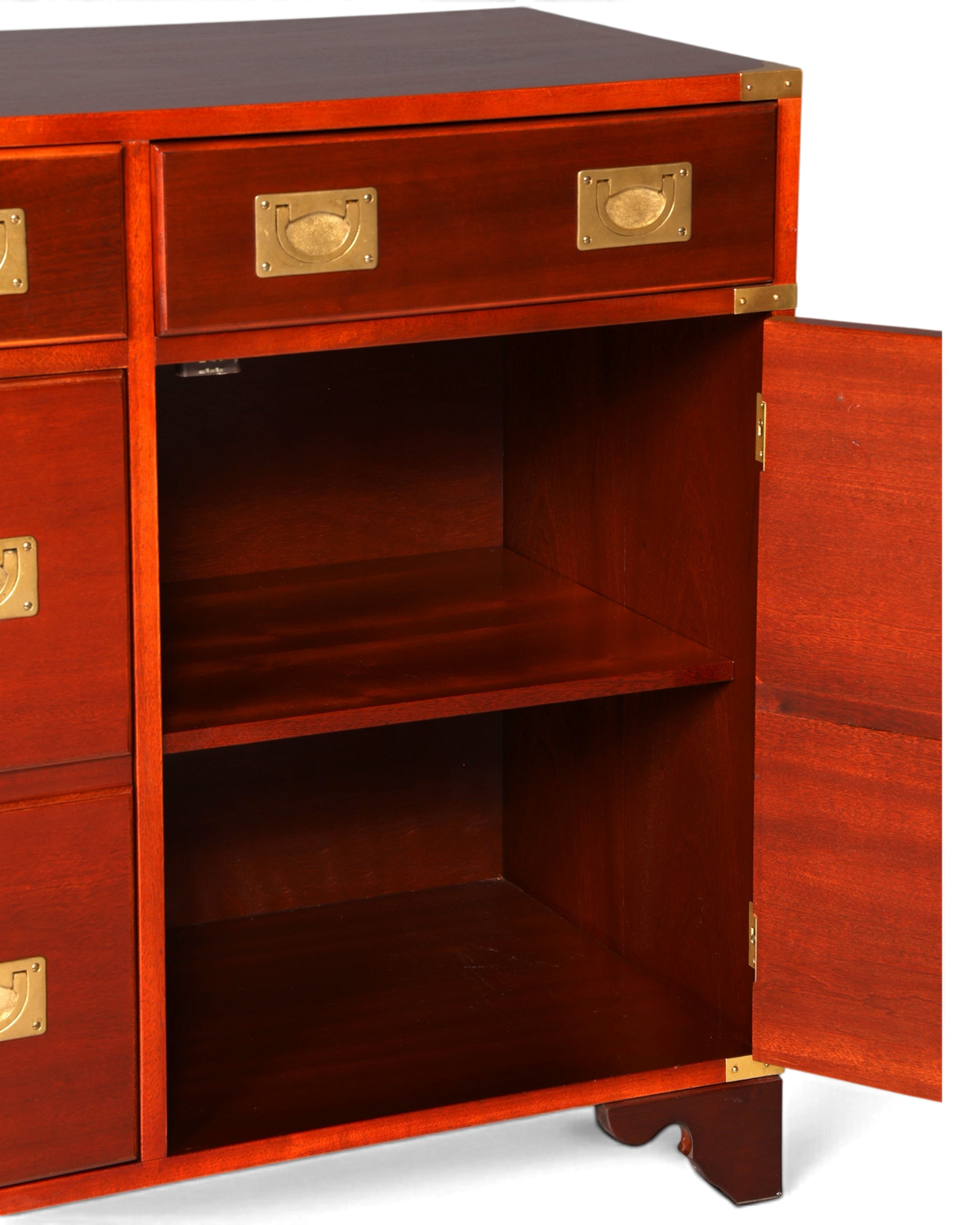 Traumhaftes XXL Maritim Sideboard Englische Schiffs Kommode Englisch Antik Schrank Military Chest
