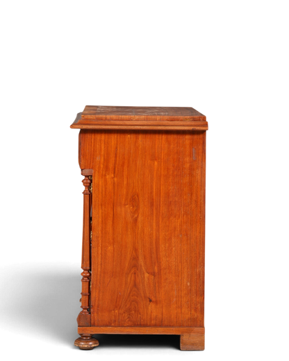 Wunderschöne Gründerzeit Kommode Louis Philippe Nussbaum Schubladen Kommode Sideboard um 1880
