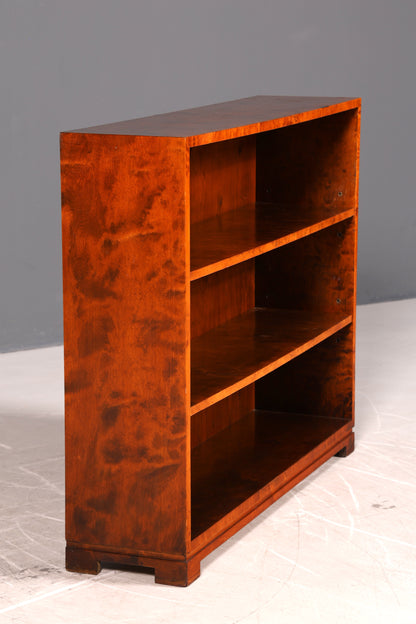 Wunderschönes Art Deco Stil Regal um 1940 Bücherregal Echt Holz Buchablage Vintage
