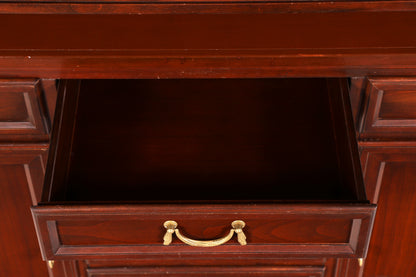 Magnifique vitrine originale Selva Villa Borghese, style antique, en bois massif, buffet, armoire de bibliothèque