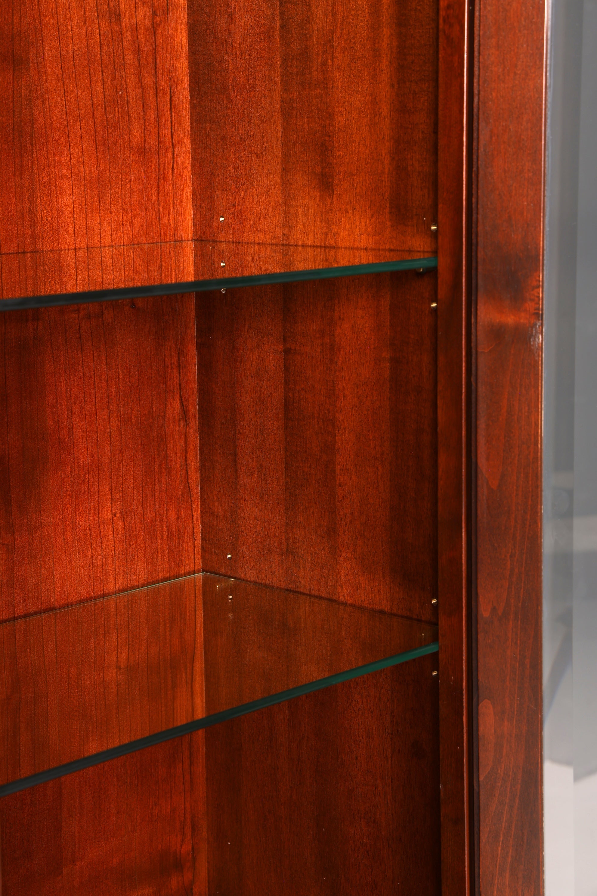 Magnifique vitrine originale Selva Villa Borghese, style antique, en bois massif, buffet, armoire de bibliothèque
