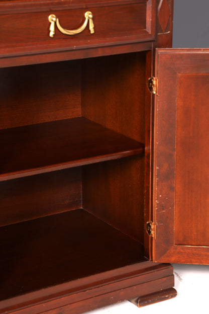 Magnifique vitrine originale Selva Villa Borghese, style antique, en bois massif, buffet, armoire de bibliothèque