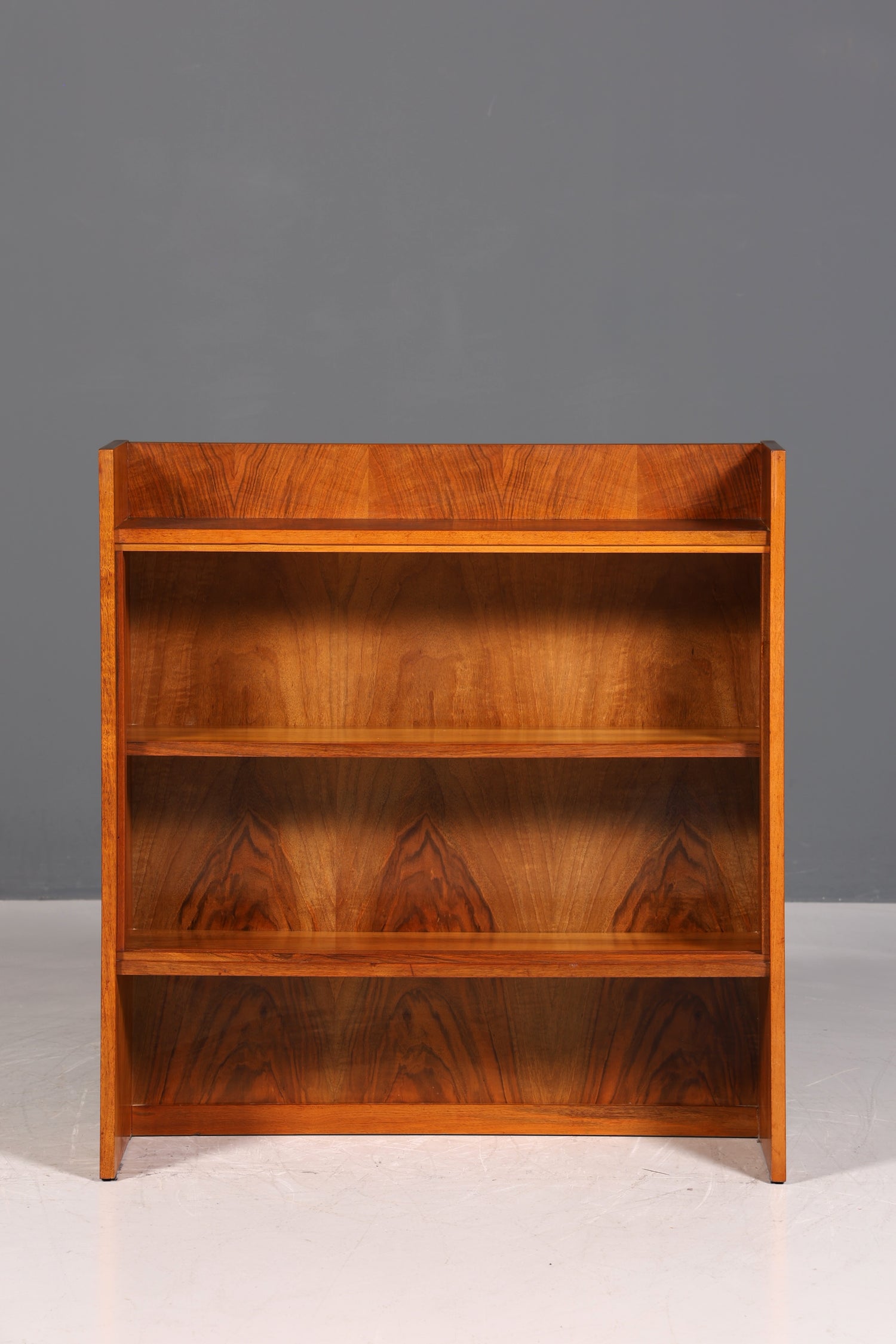 Magnifique bibliothèque vintage des années 60, étagère autoportante rétro, rangement pour livres, 2 sur 2