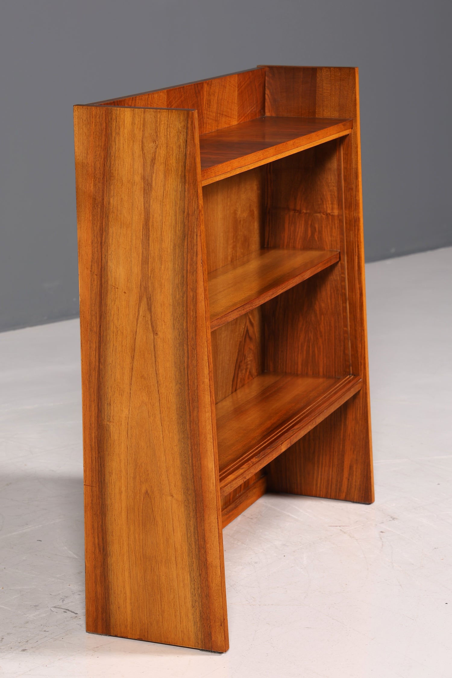 Magnifique bibliothèque vintage des années 60, étagère autoportante rétro, rangement pour livres, 2 sur 2