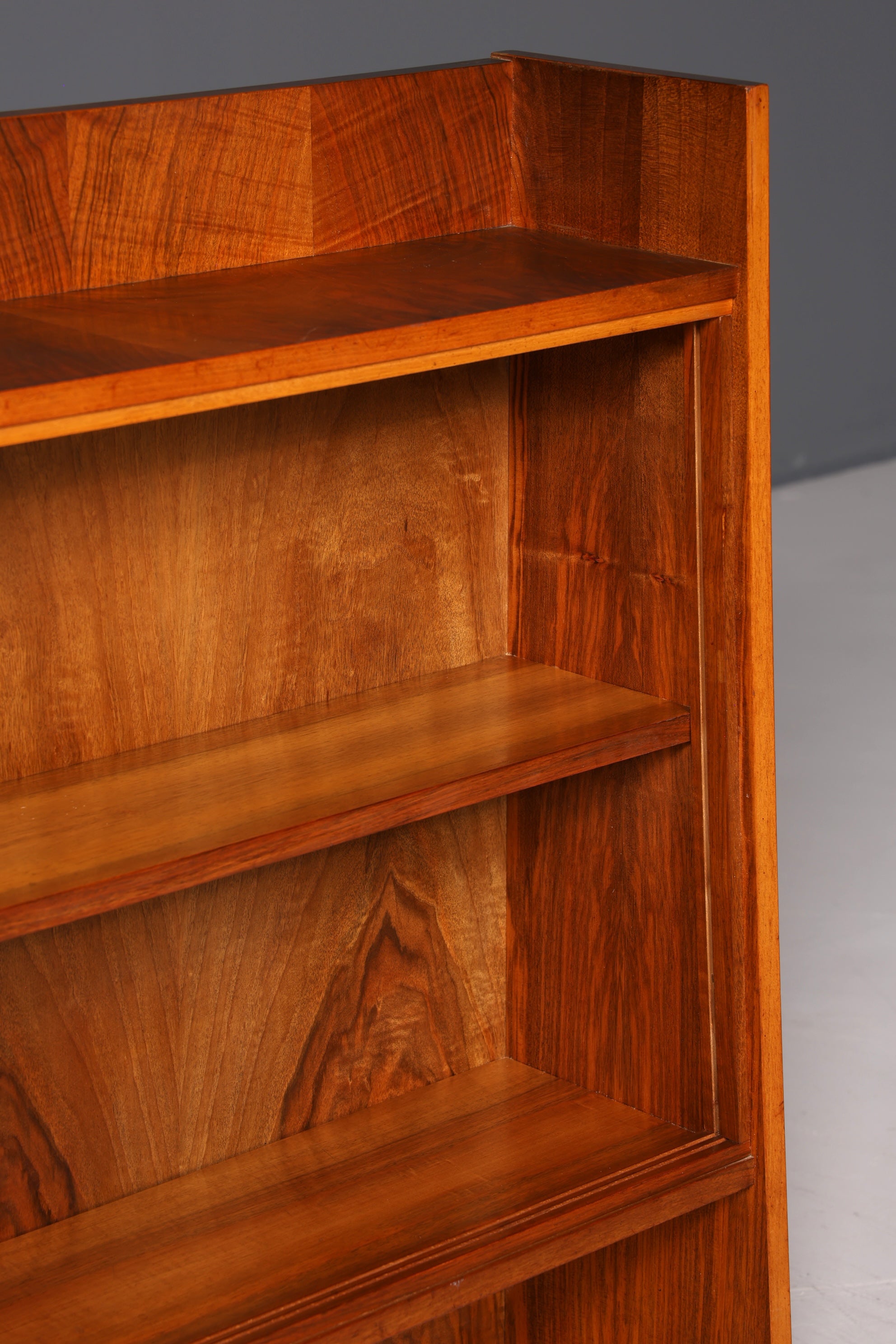 Magnifique bibliothèque vintage des années 60, étagère autoportante rétro, rangement pour livres, 2 sur 2