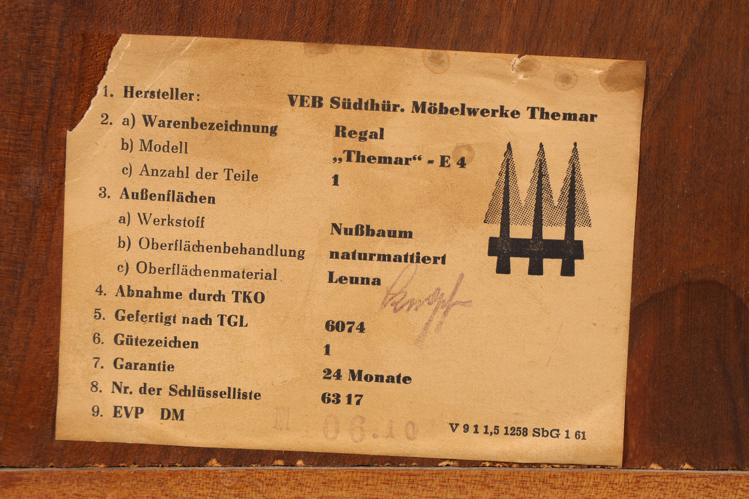 Magnifique bibliothèque vintage des années 60, étagère autoportante rétro, rangement pour livres, 2 sur 2