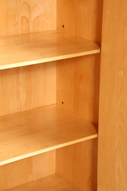 Meuble impressionnant réalisé par Leo Bub pour Bub Wertmöbel, armoire haute, classeur de style mid-century, armoire à linge