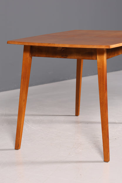 Magnifique table de salle à manger extensible vintage des années 50, table de cuisine rétro