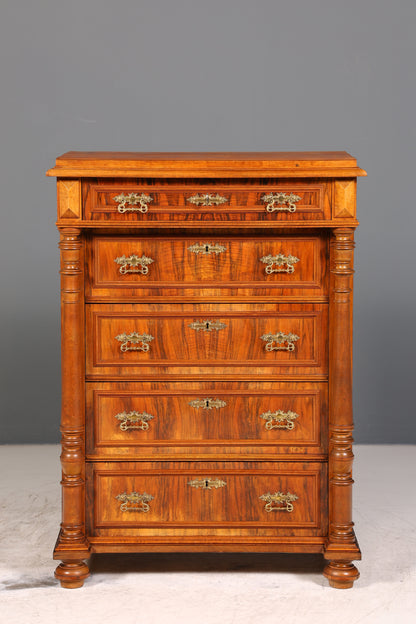 Wunderschönes Gründerzeit Vertiko Louis Philippe Kommode um 1880 Schubladenkommode Chiffoniere