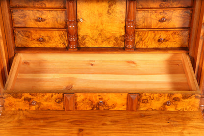 Wunderschöner Gründerzeit Sekretär Vertiko Highboard Louis Philippe Kommode um 1880