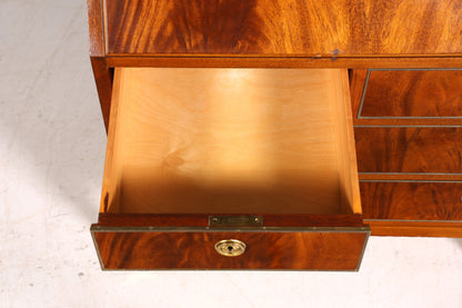 Secrétaire élégant de style anglais, commode de bureau, bureau d&