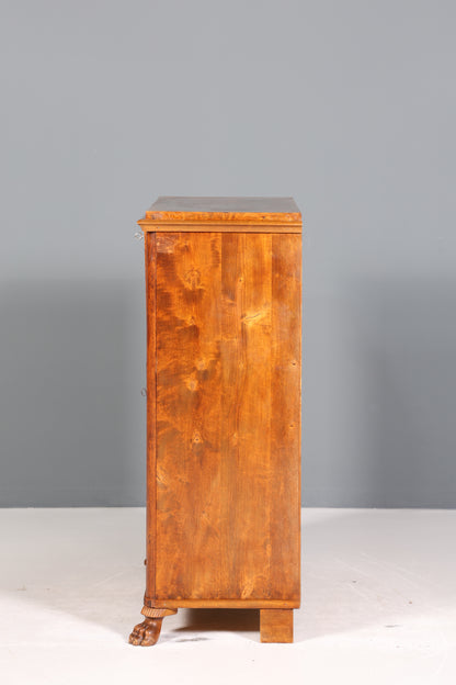 Edler Biedermeier Sekretär Vertiko Antik Kommode Louis Philippe Schreibkommode Schreibtisch