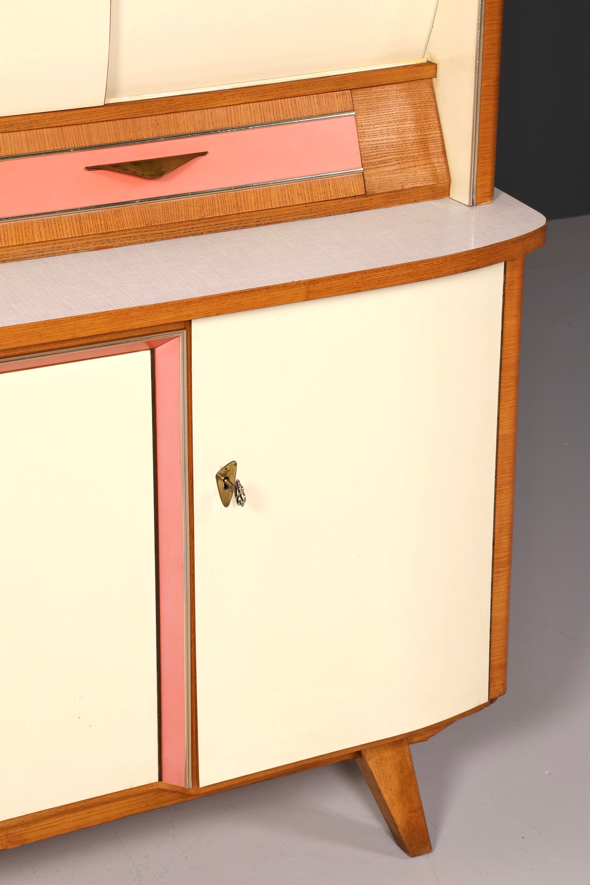Kultiger Mid Century Küchenschrank Vintage Buffet Retro Anrichte 60er Jahre