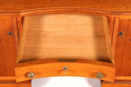 Magnifique bureau Art nouveau en chêne – bureau de travail, table de bureau, ancien et vintage