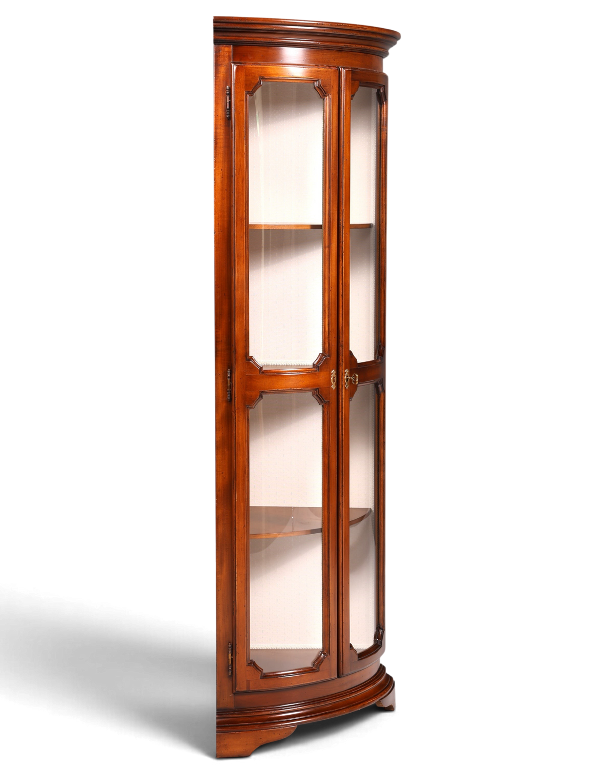Wunderschöne Original Selva Eckvitrine Antik Stil Vitrine Schrank Geschirrschrank Glasvitrine