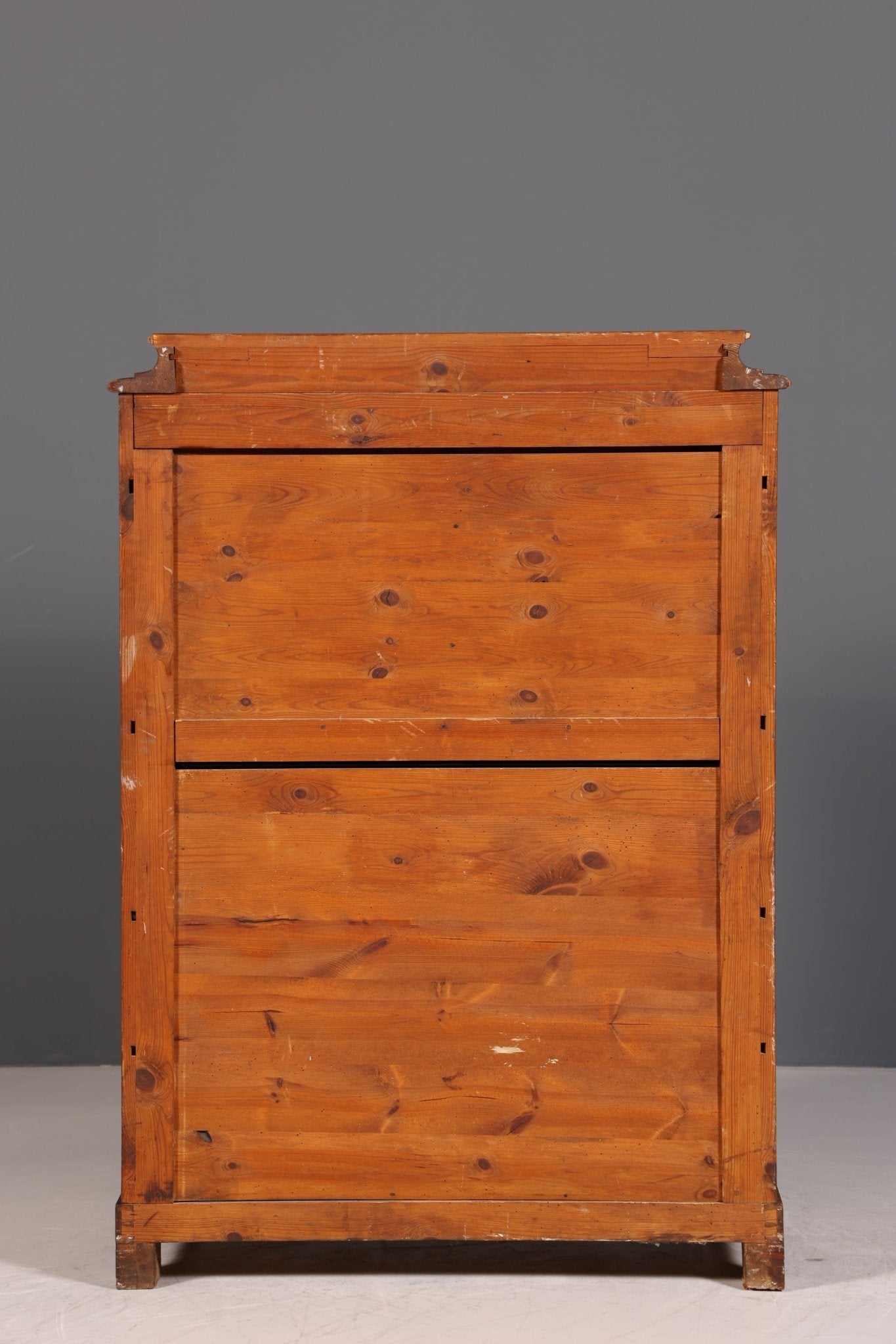 Stilvoller Gründerzeit Sekretär Vertiko Nussbaum Highboard Louis Philippe Kommode Sekretär Schrank um 1880