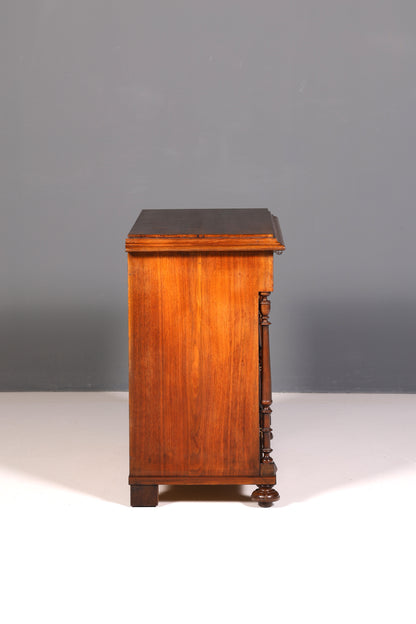 Wunderschöne Gründerzeit Kommode Louis Philippe Antik Sideboard Schubladenkommode Wäschekommode 1890
