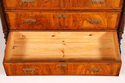 Wunderschöne Gründerzeit Kommode Louis Philippe Antik Sideboard Schubladenkommode Wäschekommode 1890