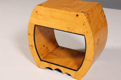 Edler Art Deco Stil Beistelltisch Birke Ablage Nachttisch Kommode