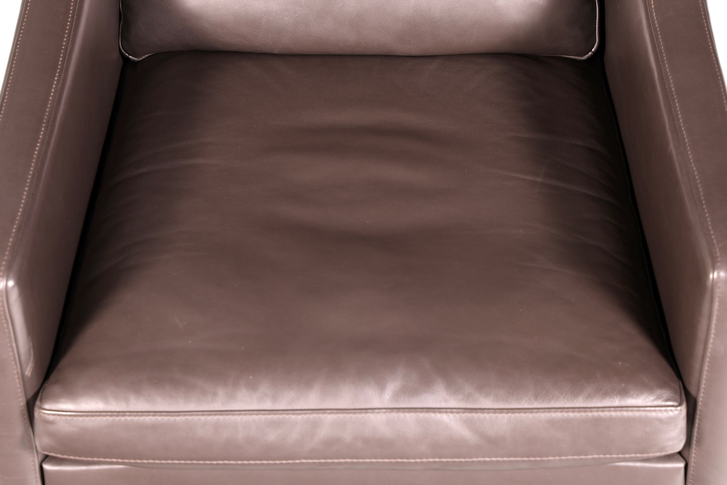 Eleganter Designer Sessel im Børge Mogensen Stil Echt Leder Mid Century Lounge Sessel