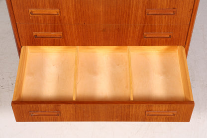 Magnifique commode vintage en teck du milieu du siècle, meuble de design danois, commode